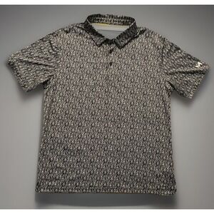 Maelreg Short Sleeve Performance Polo Shirt Multi Color Camo AOP Logo XL JBHS